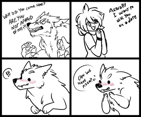 Wolf Asks for a Date