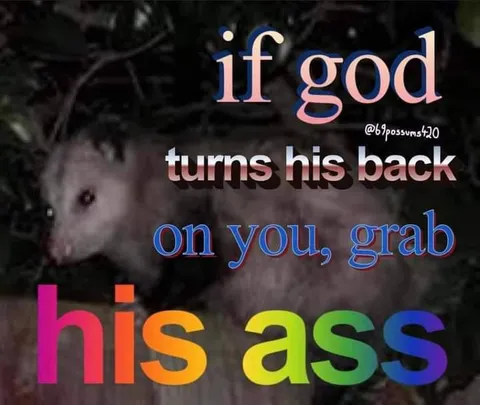 If God Turns His Back