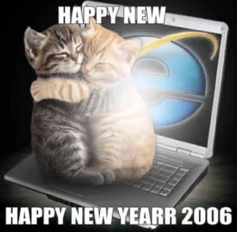Happy New Year 2006 Cats