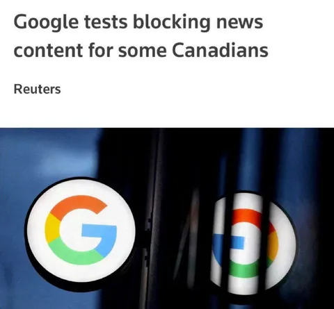 Google Blocks Canadian News