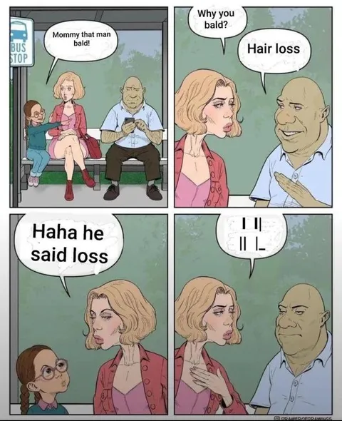 Mommy That Man Bald