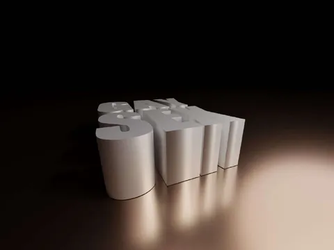 Объёмное слово SHIT