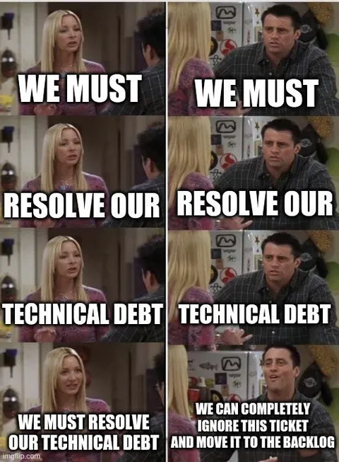 We Must Resolve Our Technical Debt