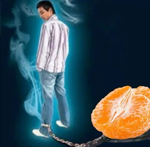 Мандарин на цепи