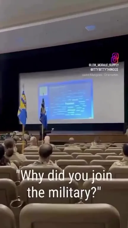 Why Did You Join the Military?