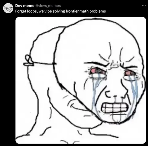 Crying Over Frontier Math
