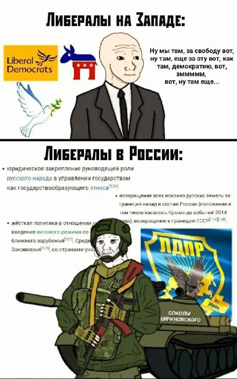 Либералы на Западе и в России