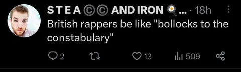 British Rappers Be Like
