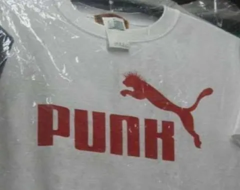 Fake PUMA Shirt With Typo