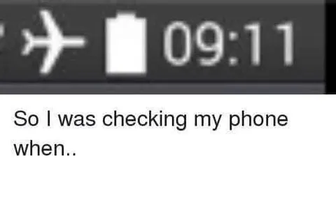 Checking My Phone When