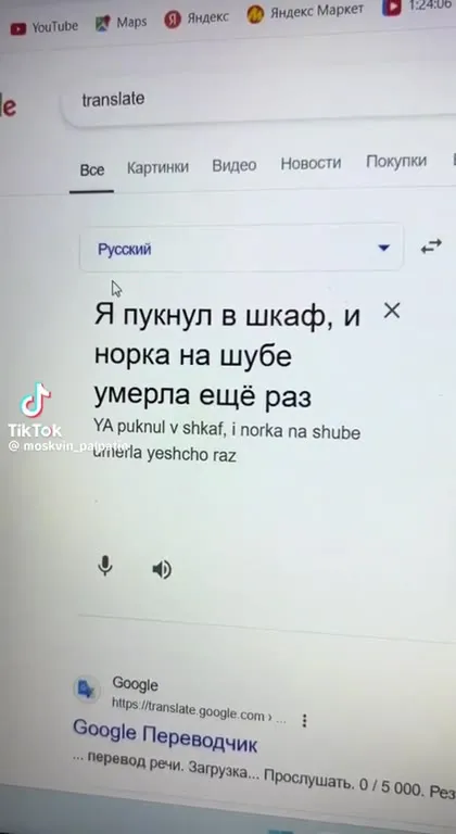 Норка на шубе умерла снова