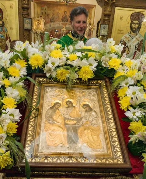 Православный праздник в цветах