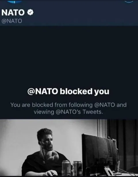 NATO blocked you