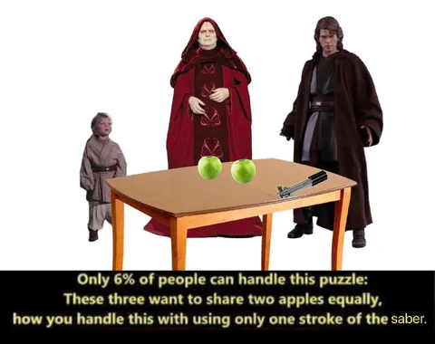Star Wars Apple Saber Puzzle