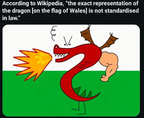 Welsh Dragon Flag Isn’t Standardised