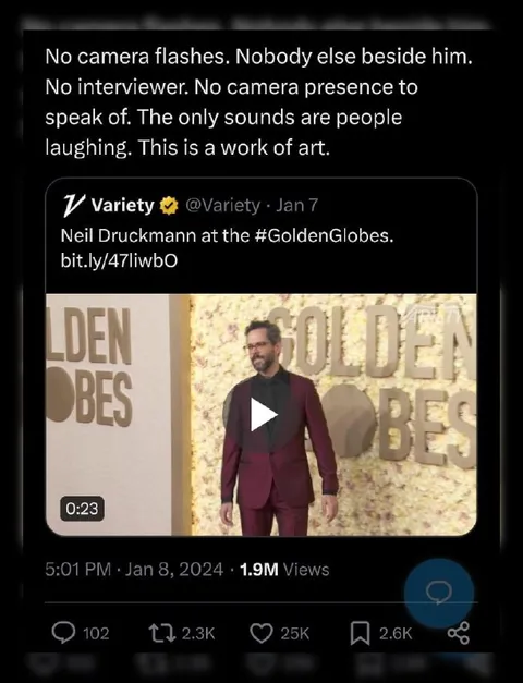 Neil Druckmann Golden Globes Masterpiece