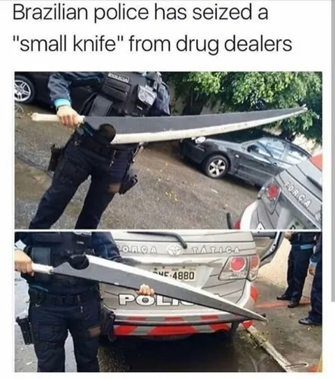 Brazilian Police Small Knife