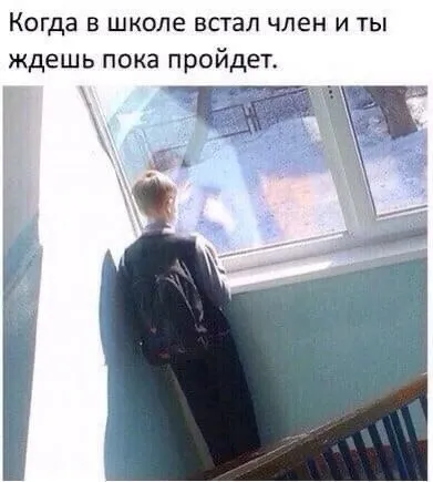 Когда в школе встал член