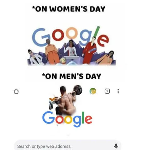 Google on Men's Day