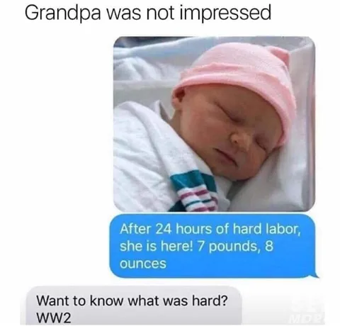 Grandpa Was Not Impressed