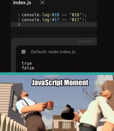JavaScript Equality Moment