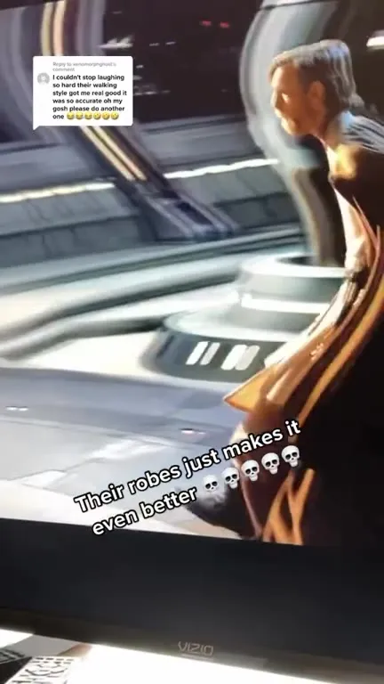 Star Wars Robes Walking to Gimme More