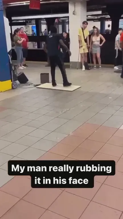 Tap Dancer Rubbing It In