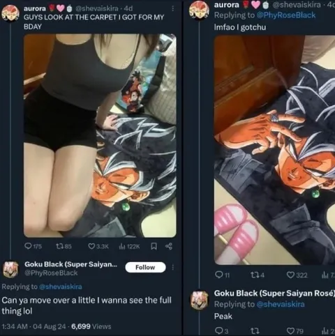 Goku Black Wants to See the Carpet