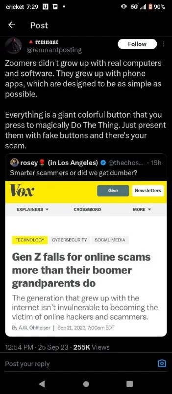 Gen Z Falls for Online Scams