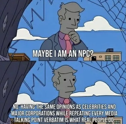 Maybe I Am an NPC?