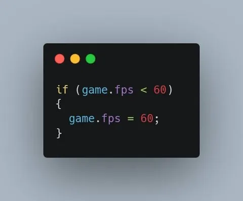 If FPS Drops Below 60