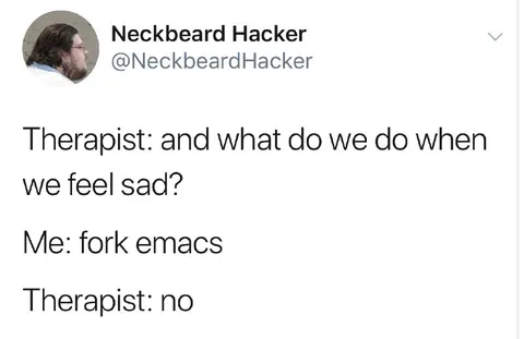 Fork Emacs Therapy