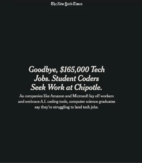 Goodbye $165,000 Tech Jobs