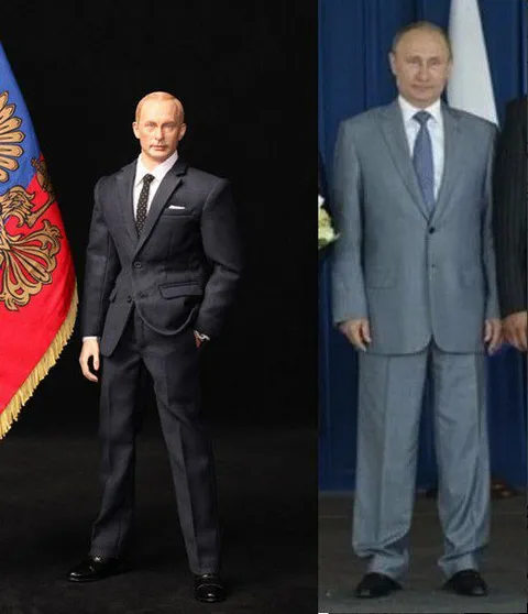 Путин до и после стилиста