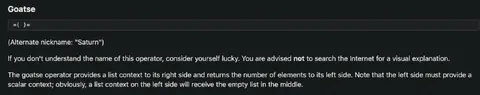 Goatse Operator Explanation