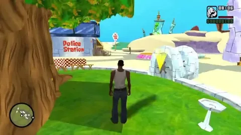 CJ Visits SpongeBob's World