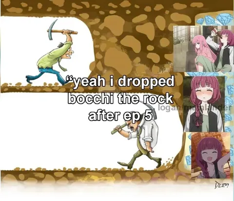 Dropped Bocchi the Rock
