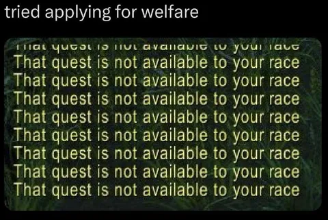 Welfare Application Rejected by Race