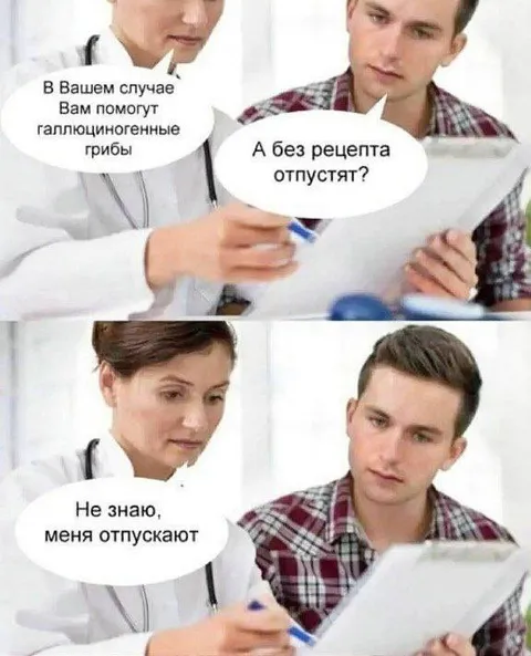 Галлюциногенные грибы без рецепта