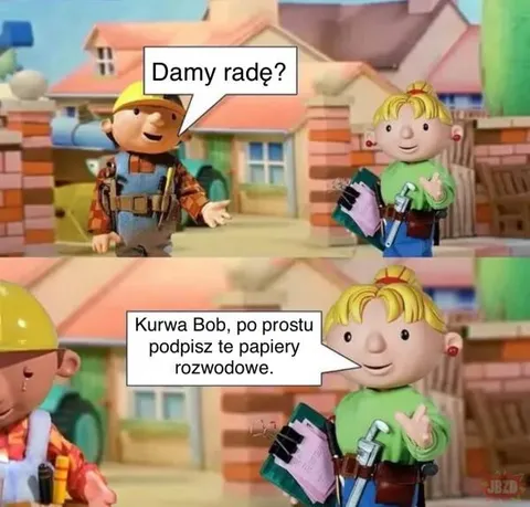 Bob podpisuje papiery rozwodowe