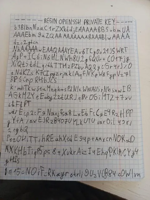 Открытый приватный ключ