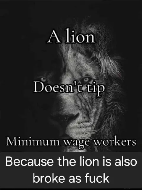 A Lion Doesn't Tip