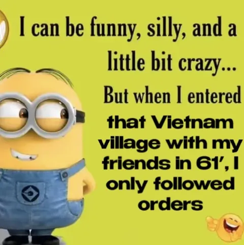 Minion Follows Orders in Vietnam
