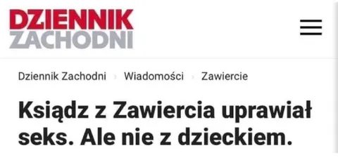 Ksiądz z Zawiercia i seks
