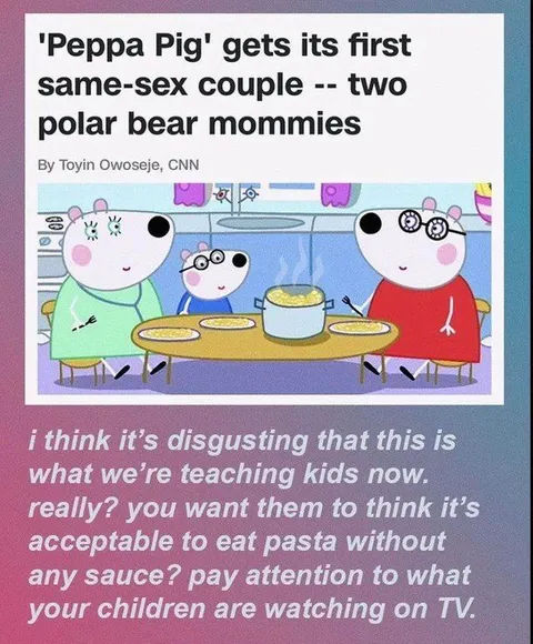 Peppa Pig Pasta Outrage