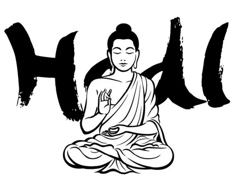 Buddha HODL Meme