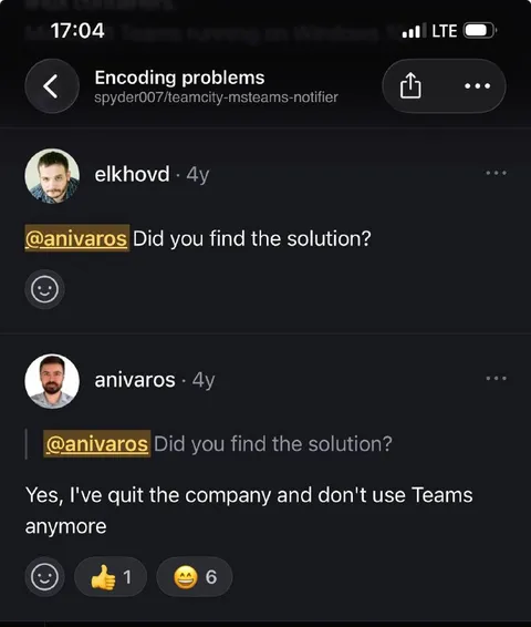 Quit Teams to Solve It