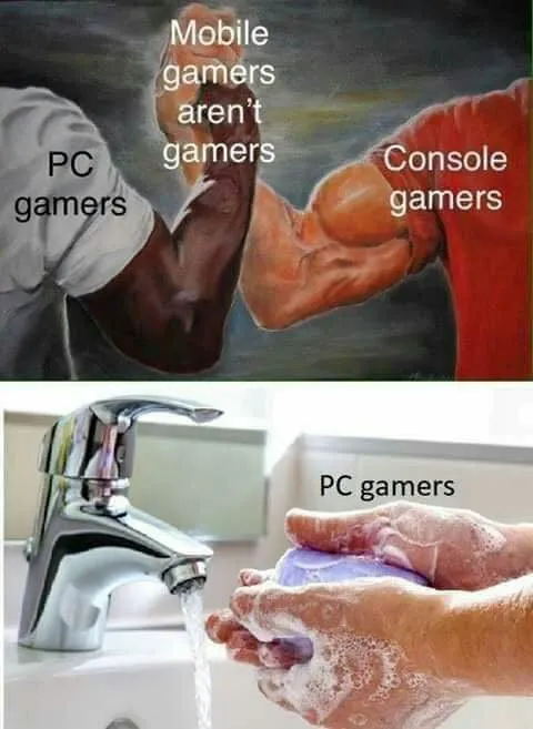 PC Gamers Wash Their Hands