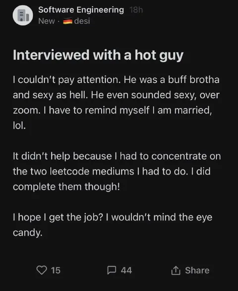 Interviewed With a Hot Guy