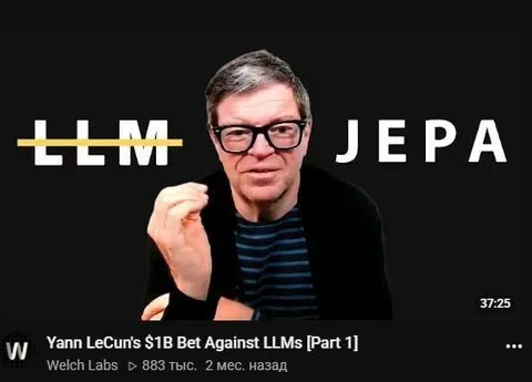 LLM Crossed Out for JEPA